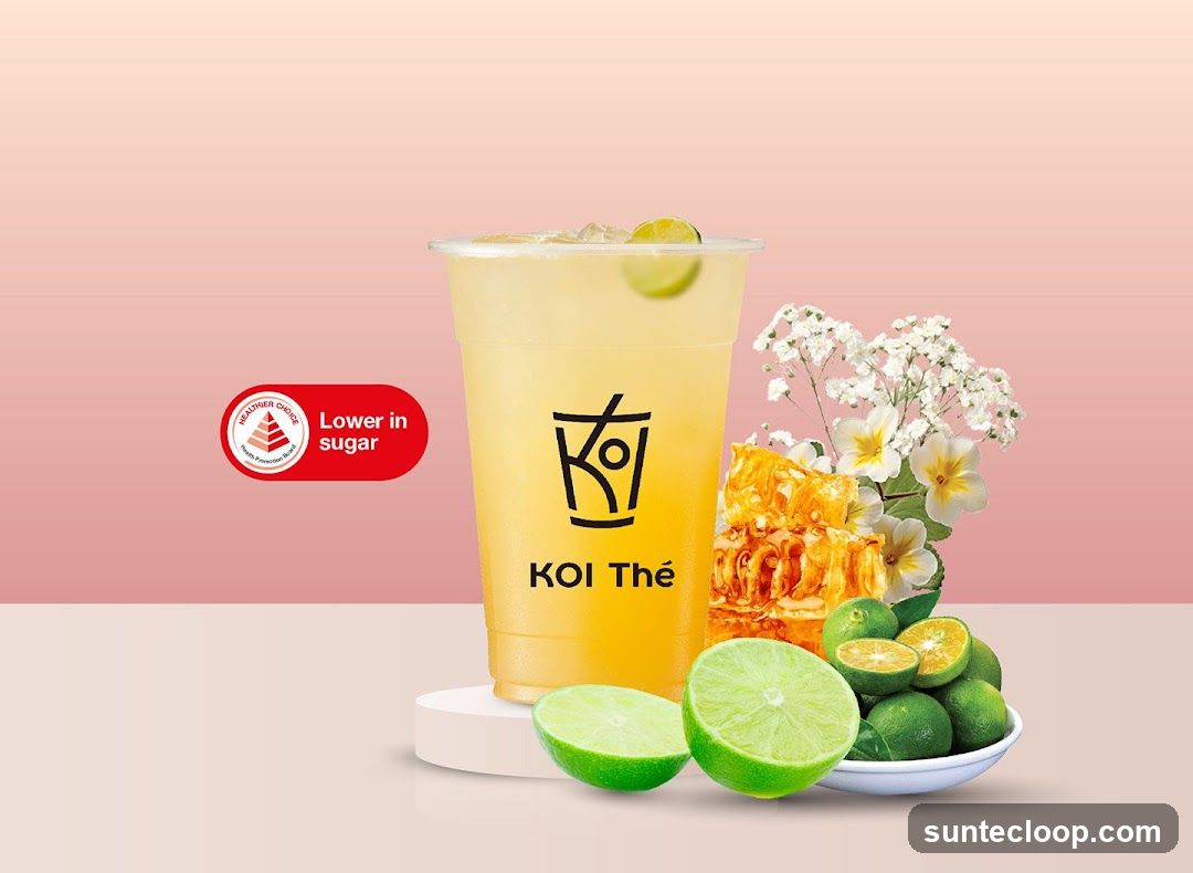 Koi Thé Product Advertisement