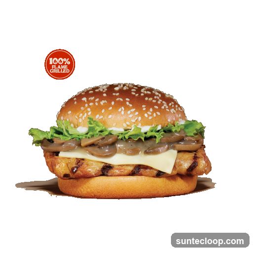 Mushroom Swiss Burger