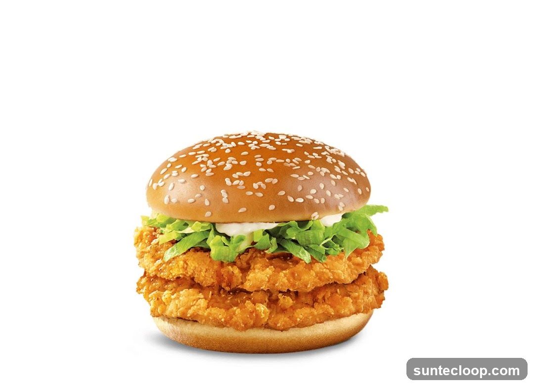 Double Chicken Burger