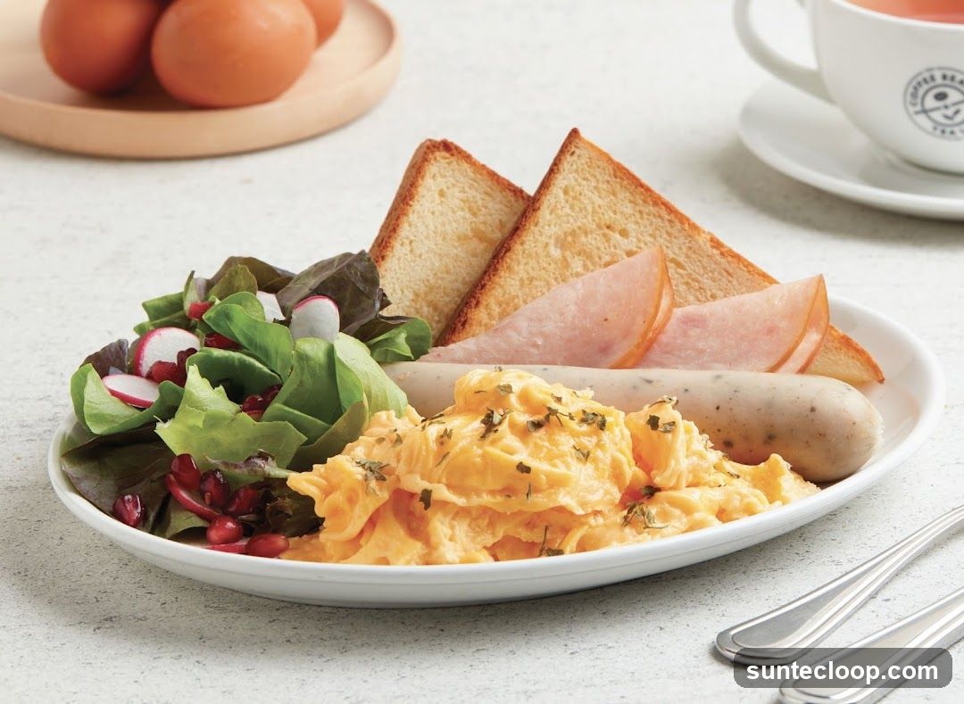 Scrambled Eggs Breakfast
