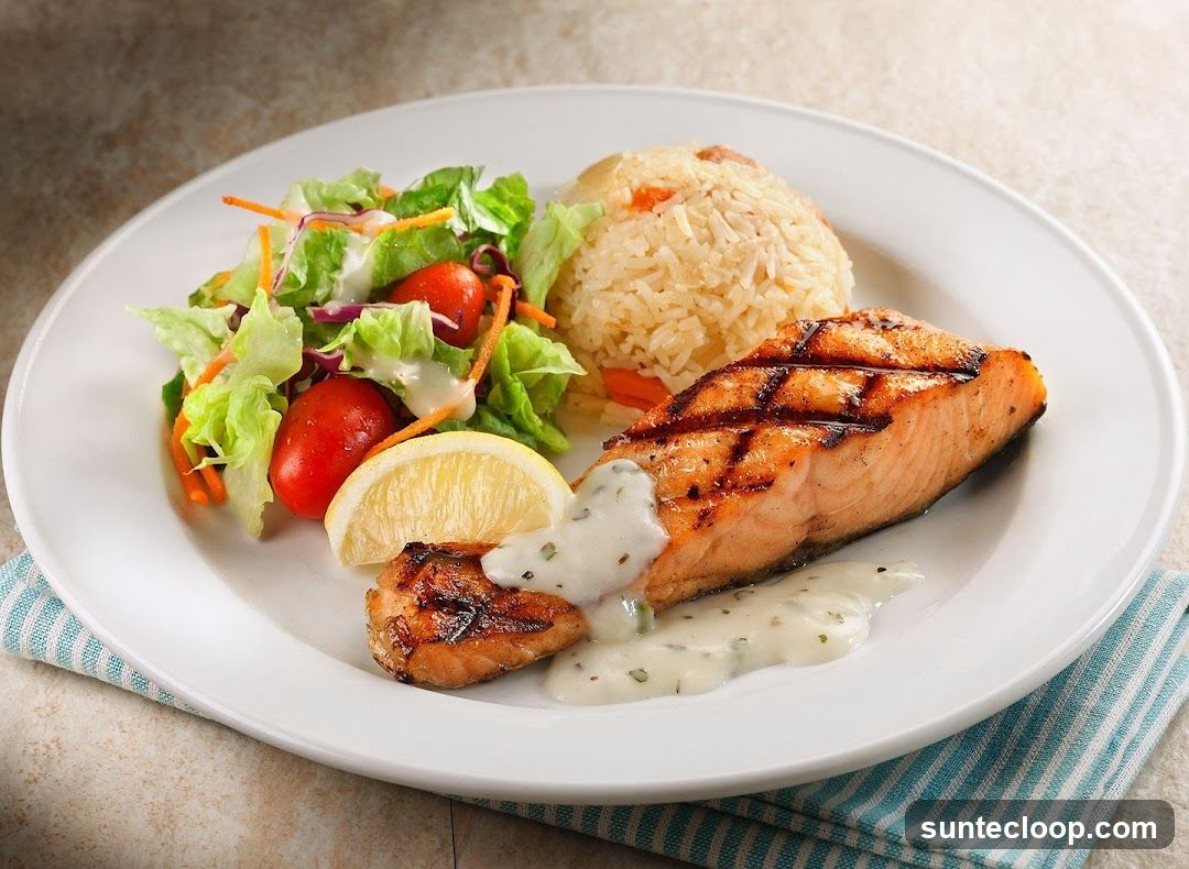 Grilled Salmon Plate