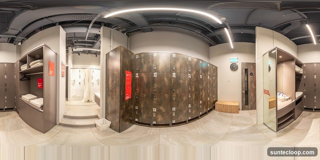 Gym Locker Room and Showers