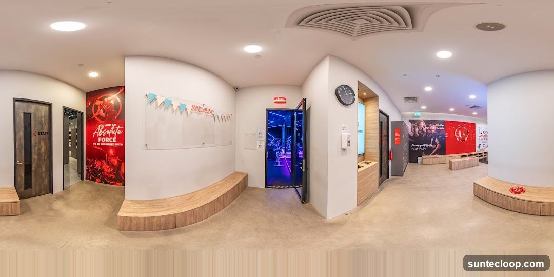Gym Interior with Motivational Decor