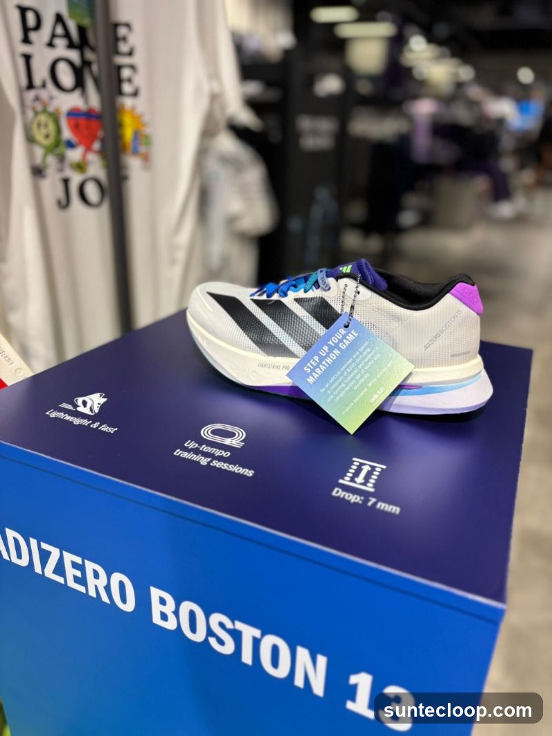 Adidas Adizero Boston 13 Shoe Display
