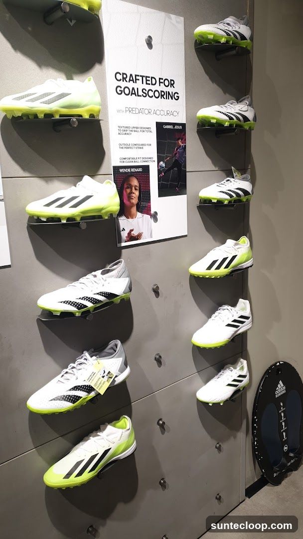 Adidas Soccer Cleats Display