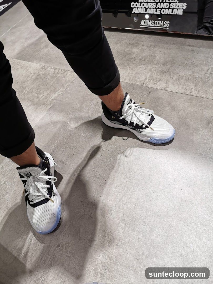 Adidas Shoes Display
