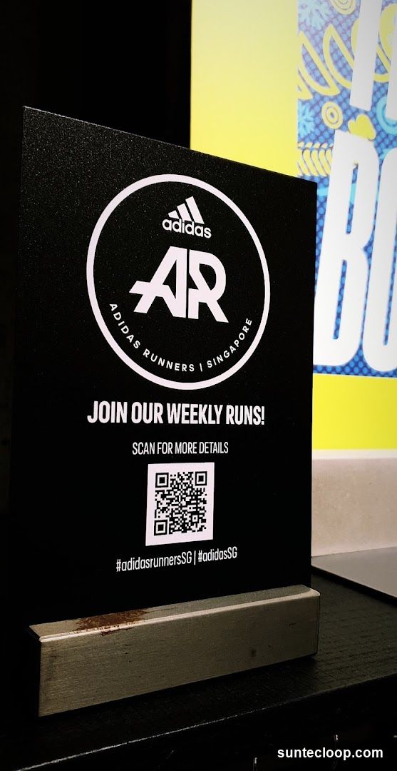 Adidas Runners Singapore Sign