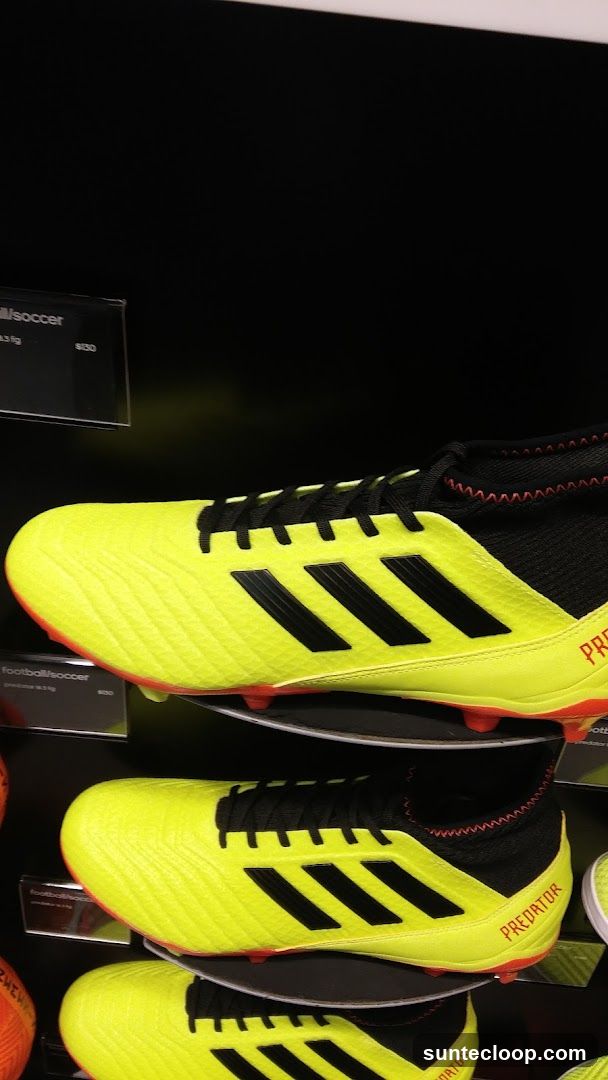 Yellow Adidas Predator Soccer Cleats
