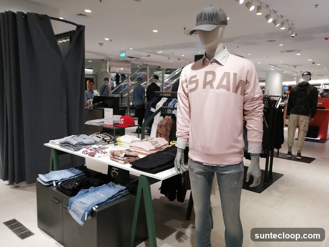 Clothing store display
