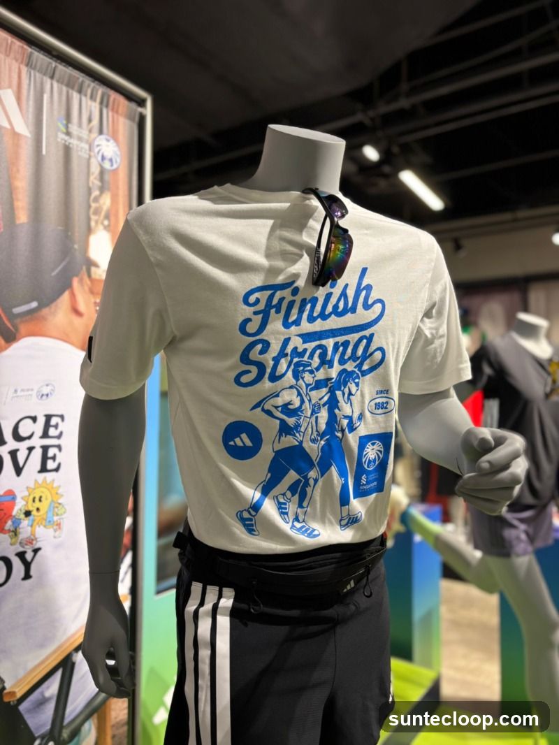 Mannequin wearing athletic apparel