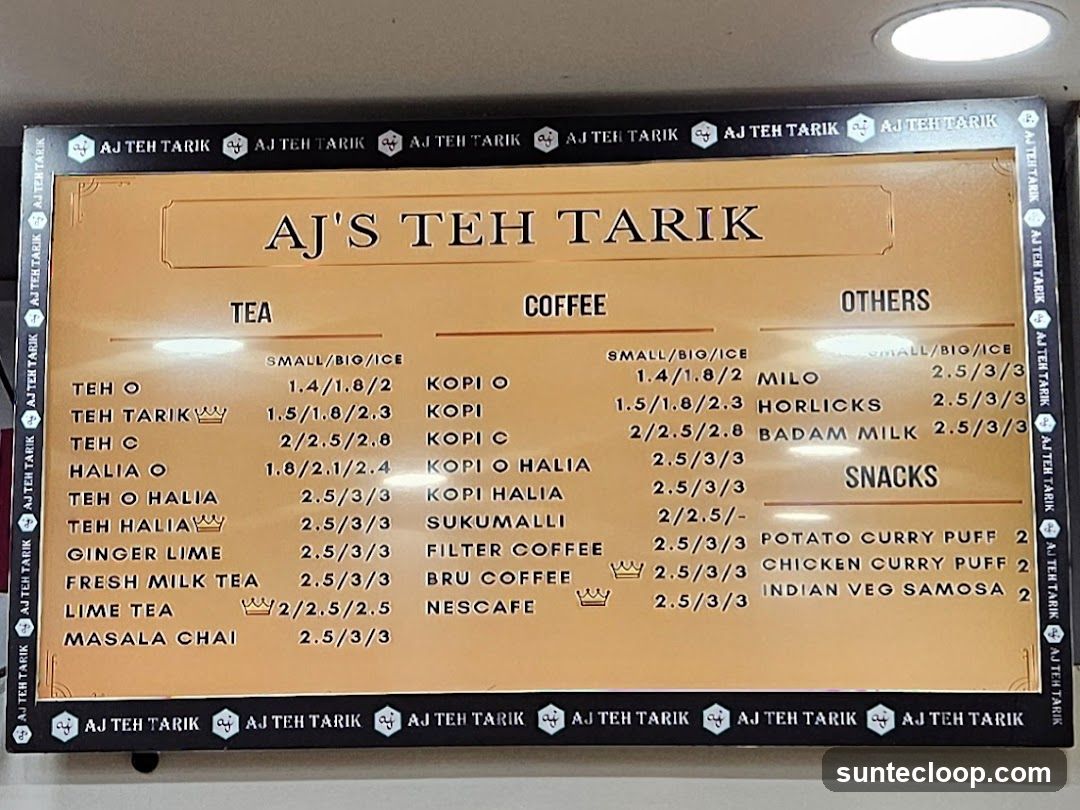 AJ'S TEH TARIK