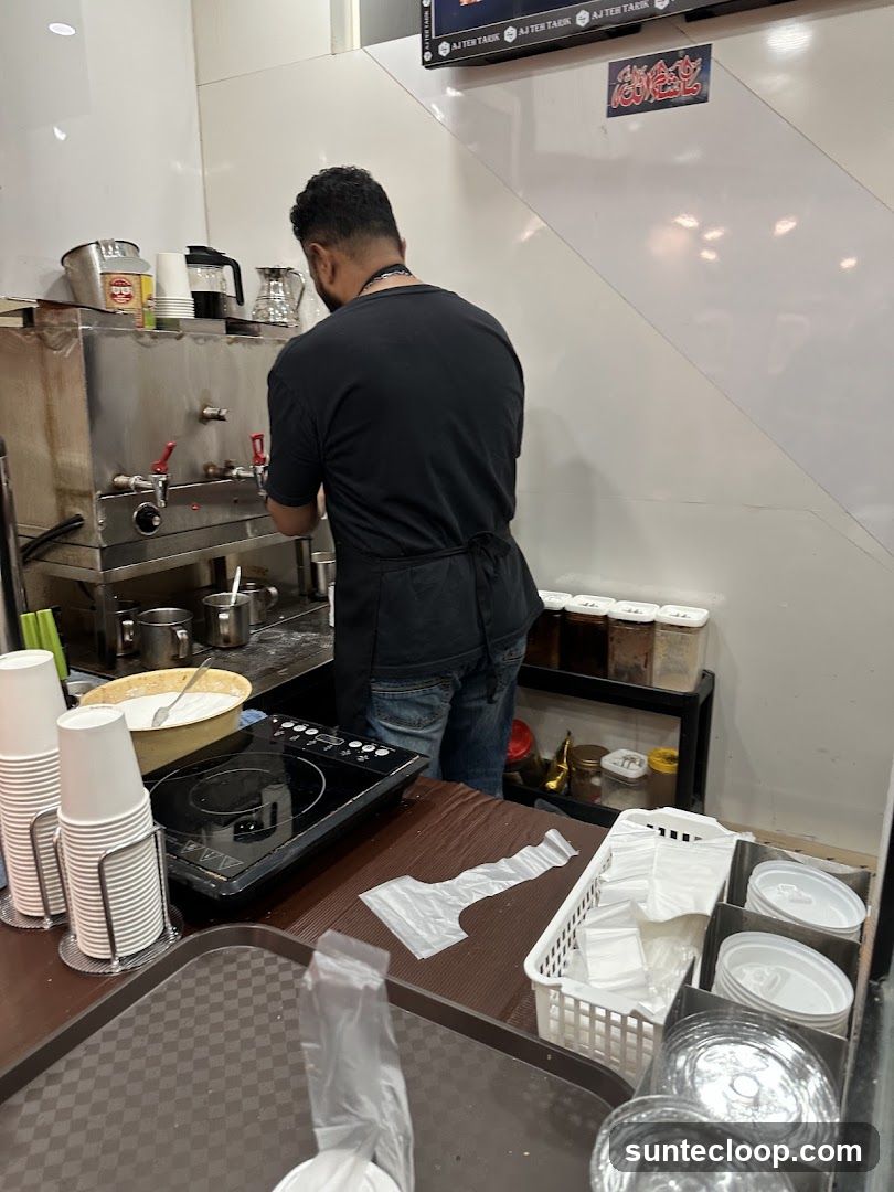 Food preparation area