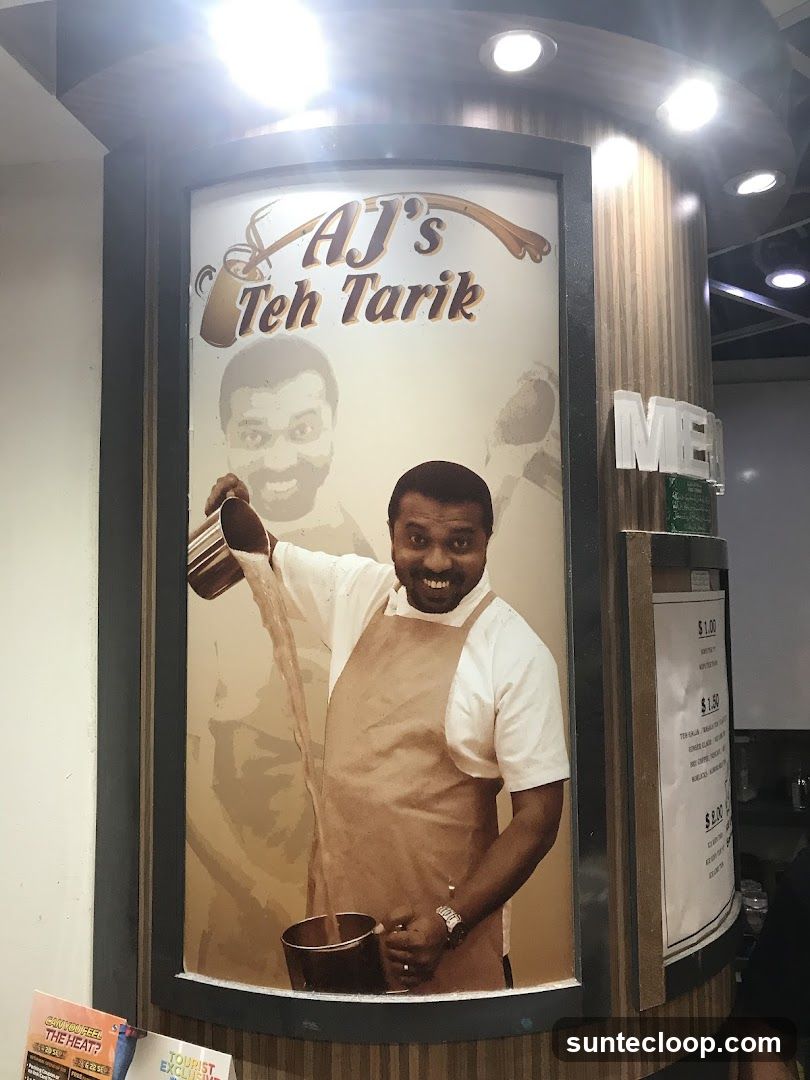 AJ's Teh Tarik Advertisement