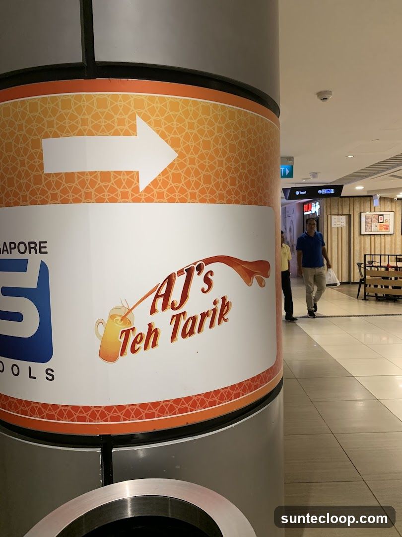 AJ's Teh Tarik Advertisement