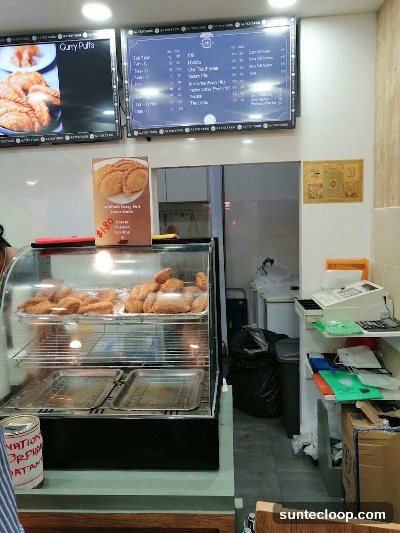 Food Display and Menu