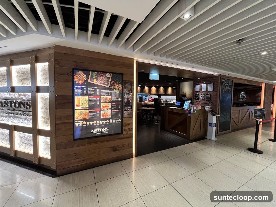 Restaurant Entrance with Menu