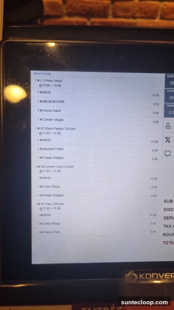 Receipt Display