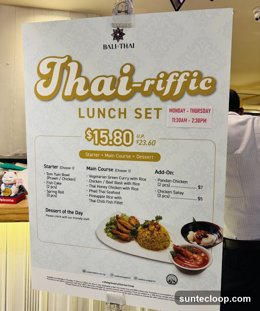 Thai-riffic Lunch Set
