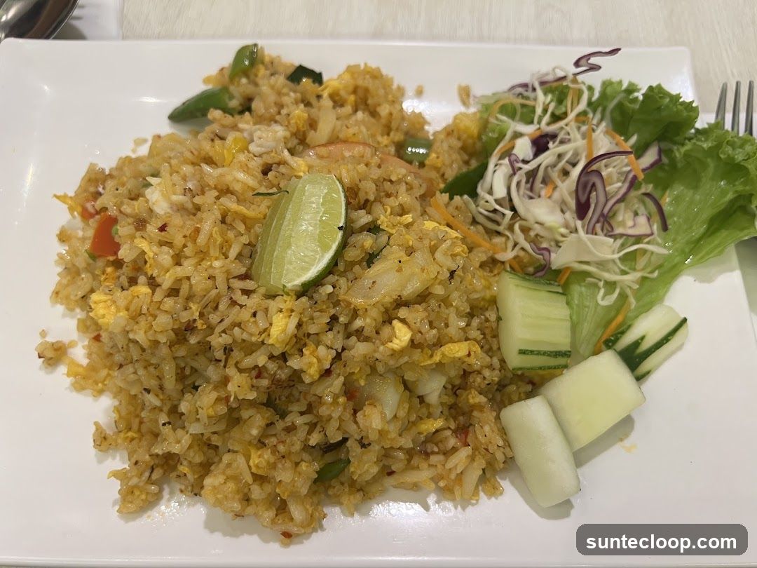 Fried Rice with Garnish