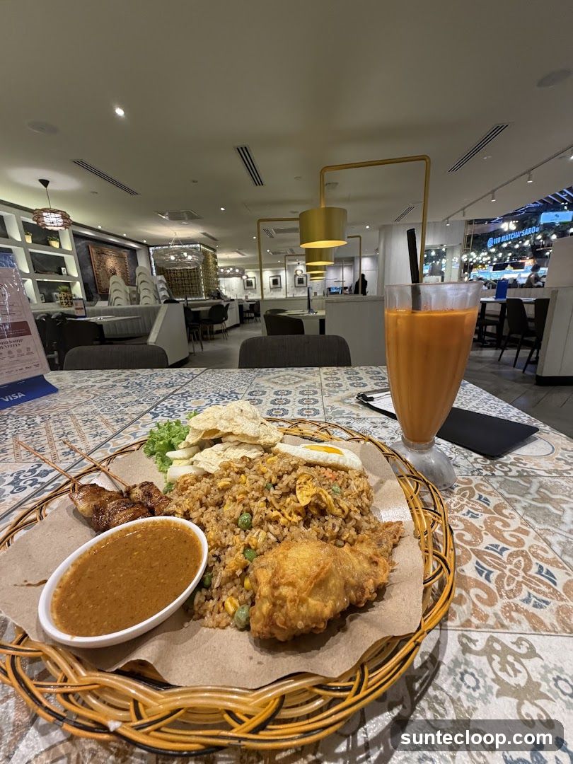 Nasi Goreng with Chicken and Satay