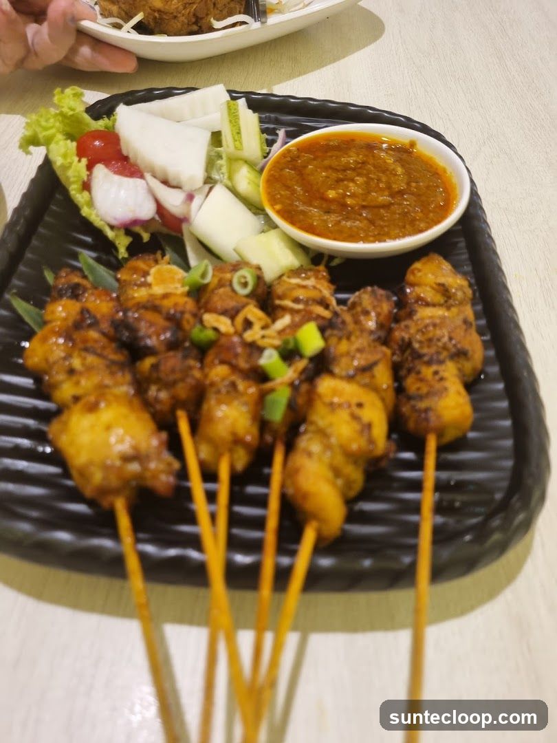 Chicken Satay with Peanut Sauce