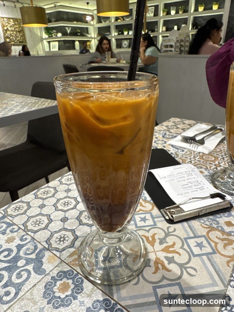 Iced Drink on Table