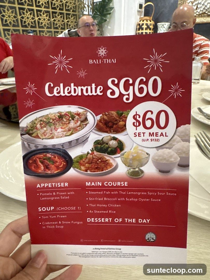 Celebrate SG60 Set Meal