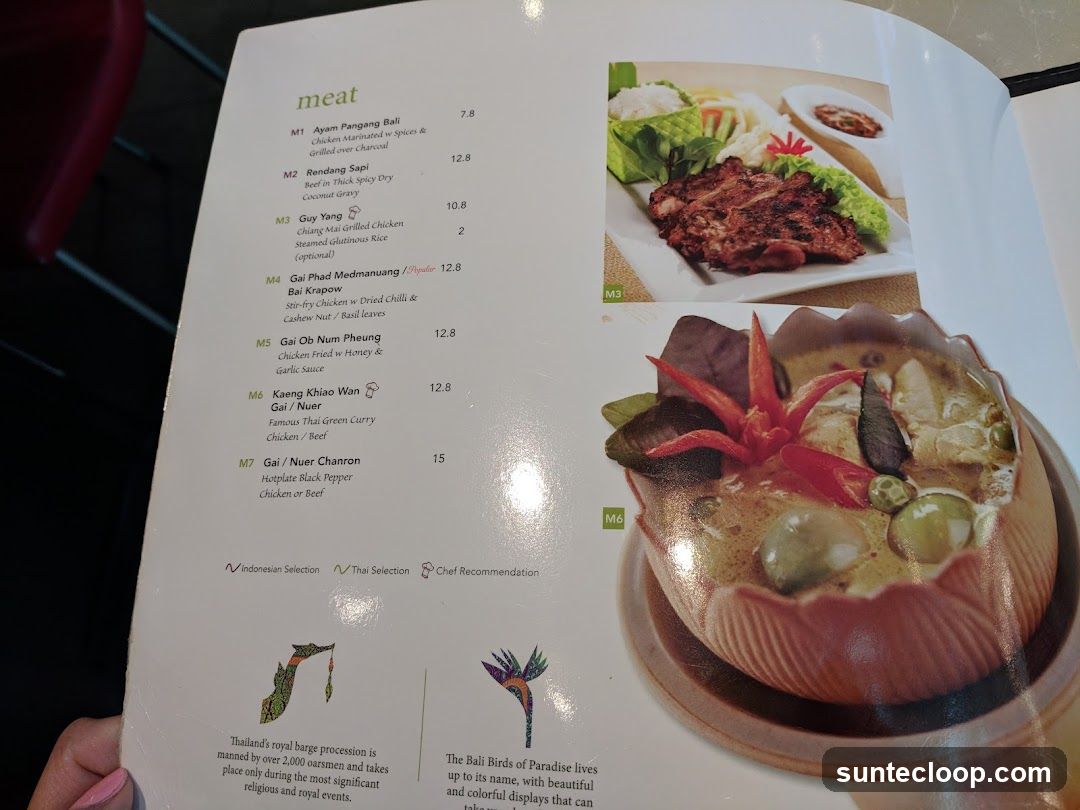 Meat Menu