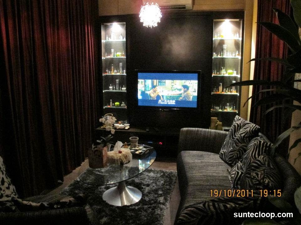 Living room with TV and sofa