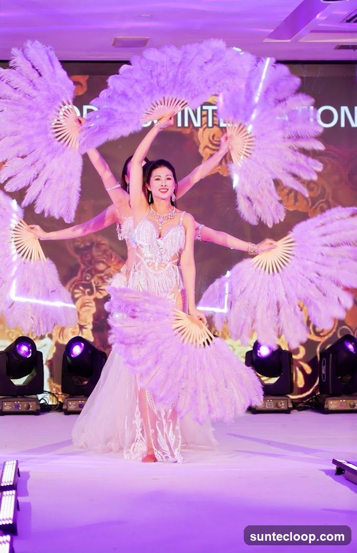 Dancers with Feather Fans