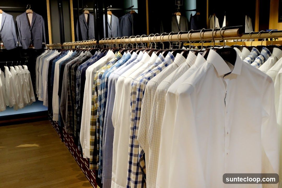 Men's Dress Shirts on Display