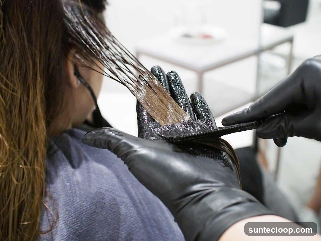 Hair Dye Application