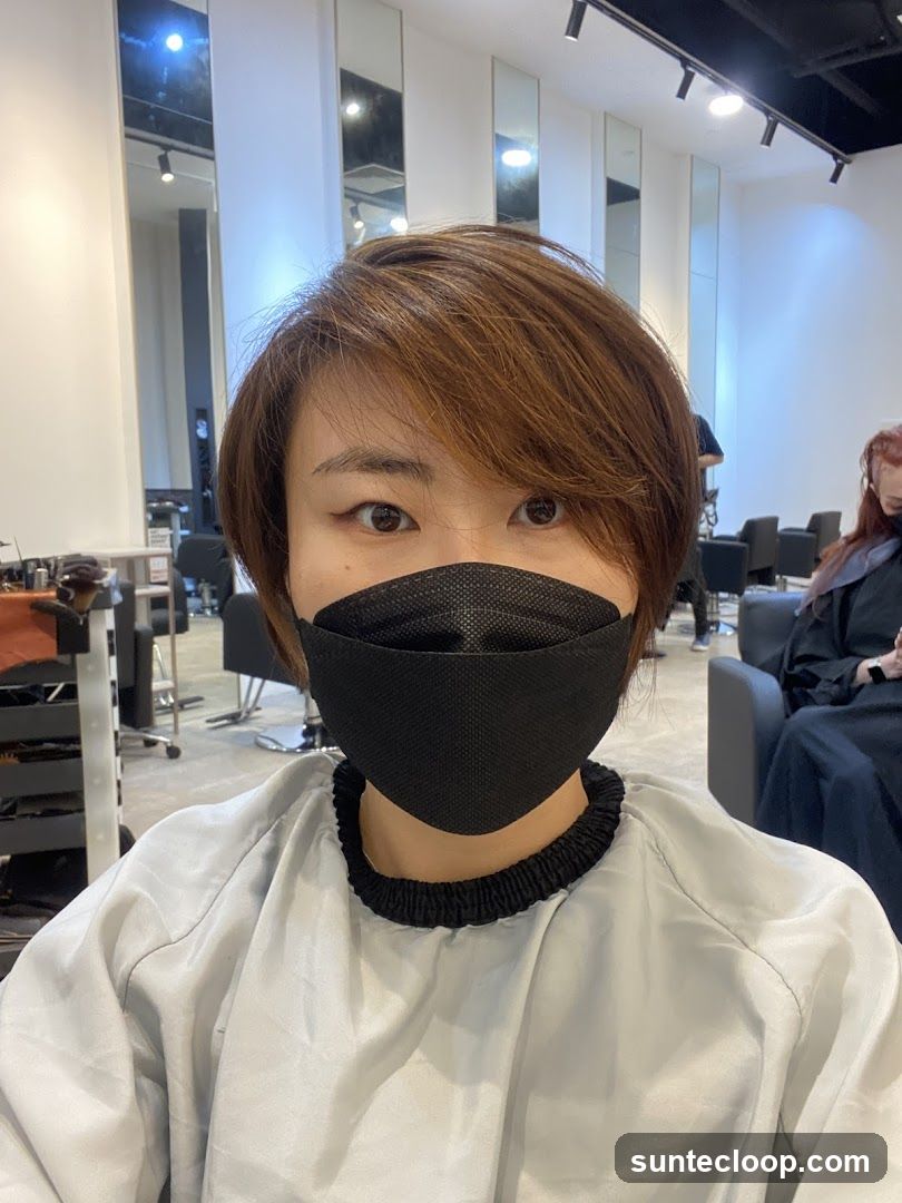 Woman in Hair Salon