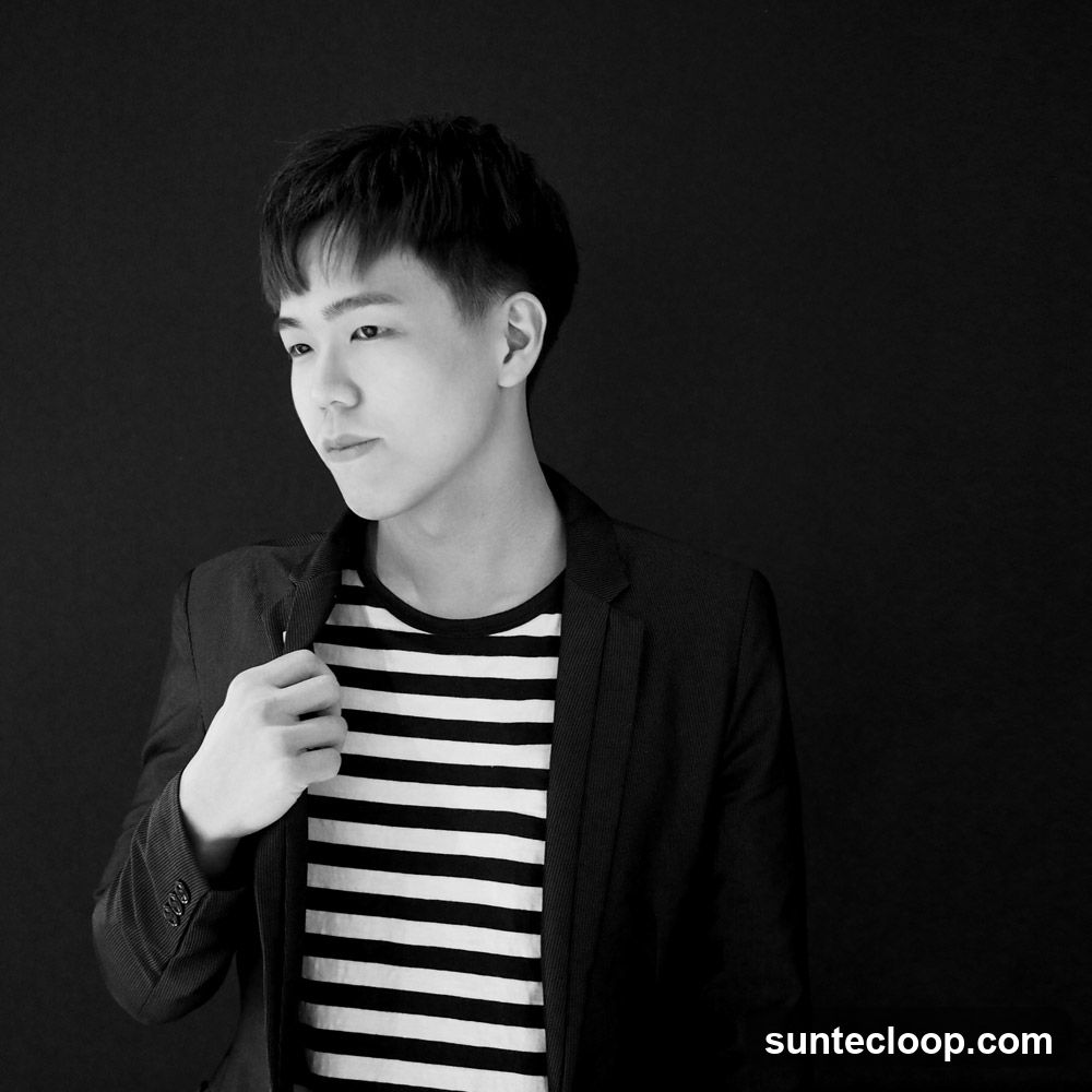 Man in Striped Shirt and Blazer