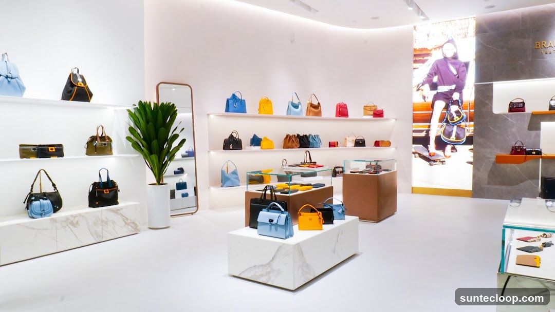 Luxury Handbag Store Interior