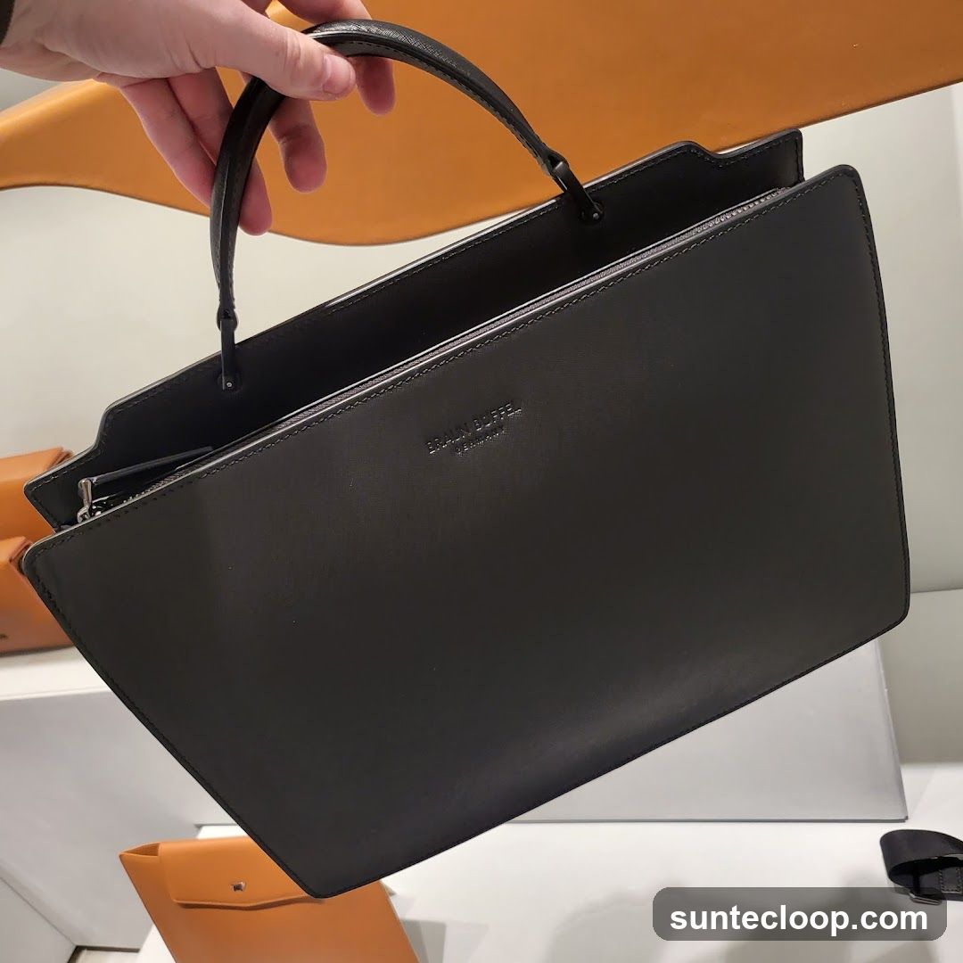 Black Leather Handbag