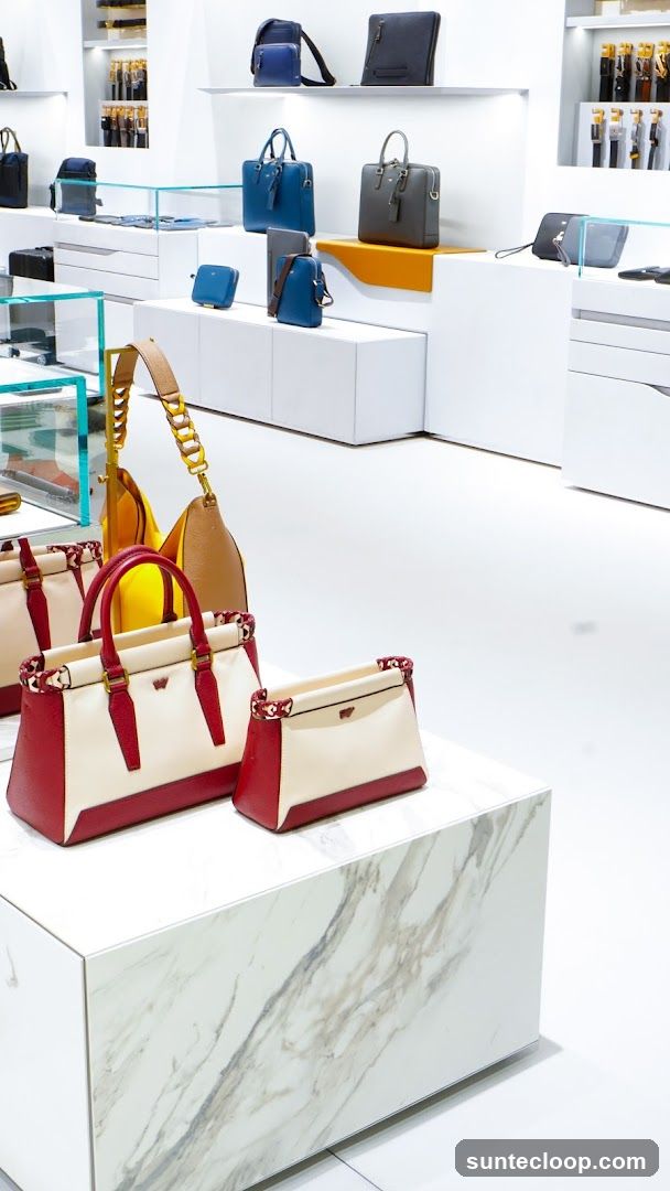 Handbags on Display