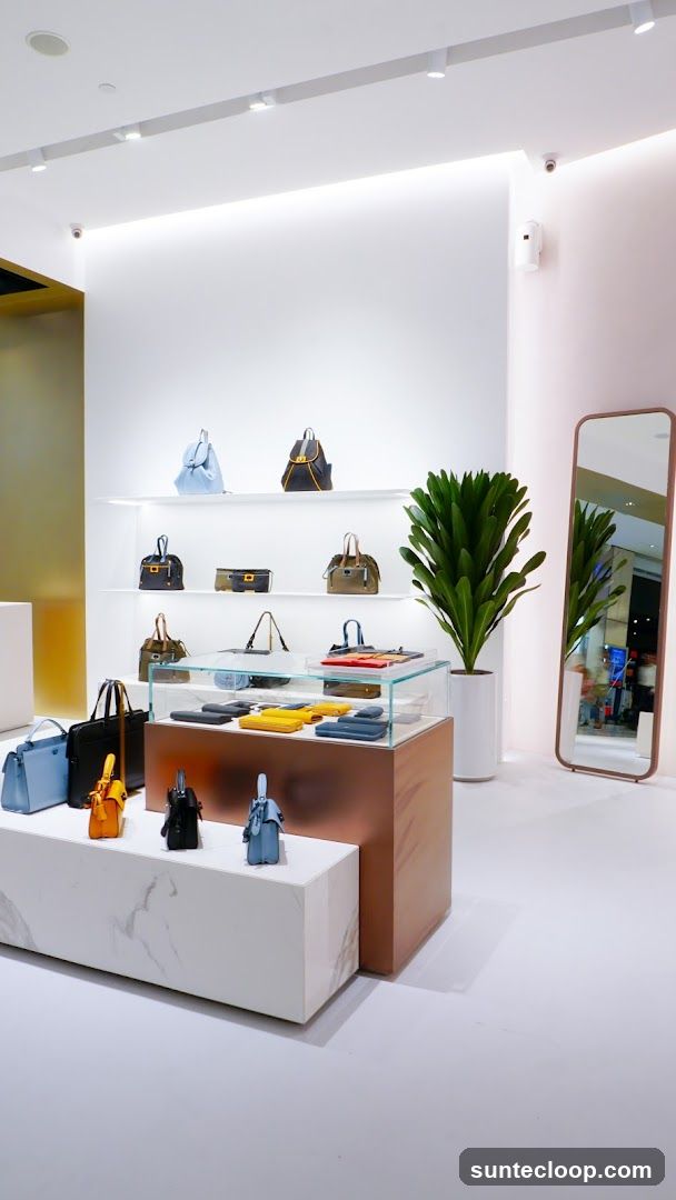 Modern Handbag Display