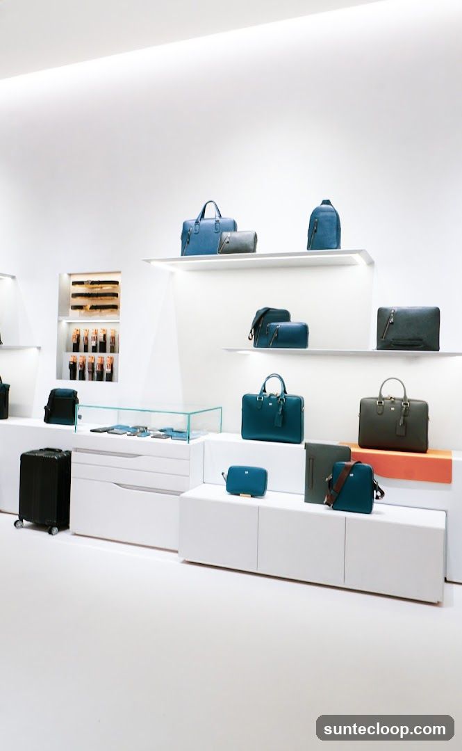 Leather Goods Display