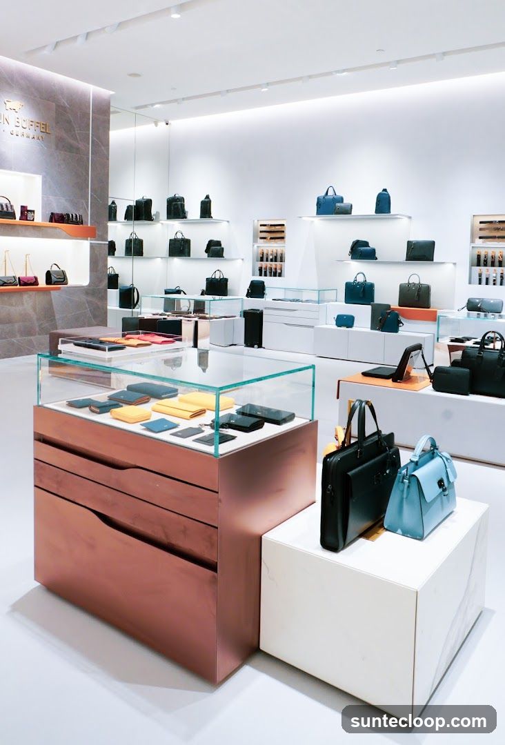 Leather Goods Display