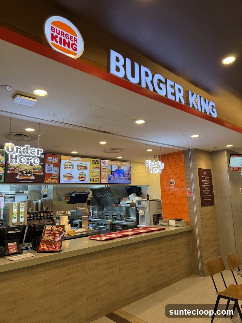 Burger King Counter