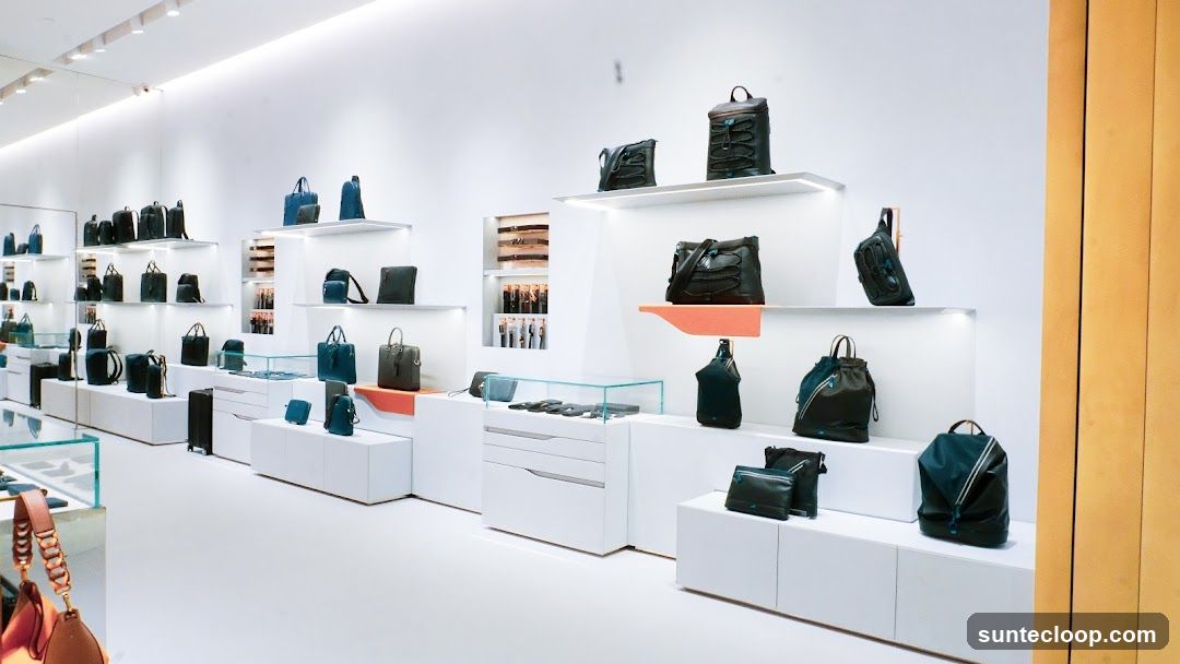 Modern Bag Store Display
