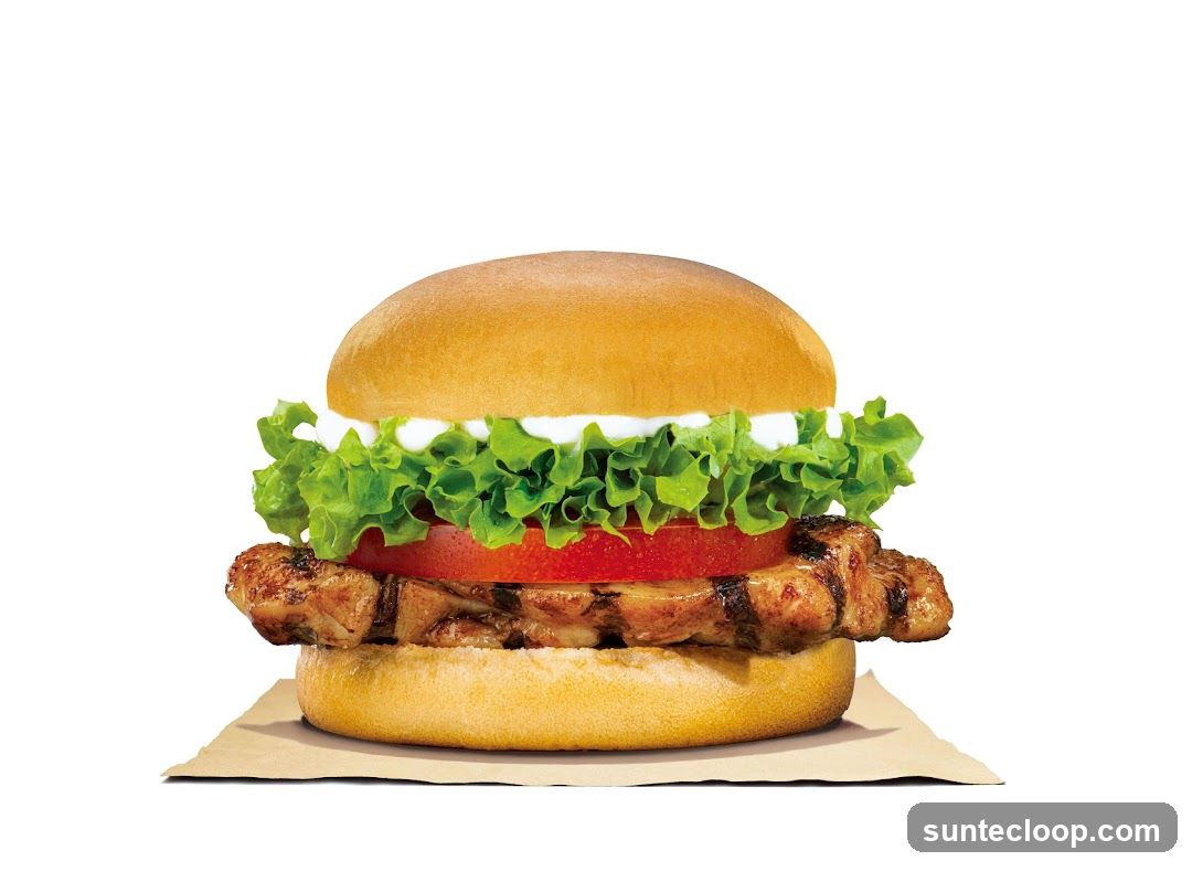 Grilled Chicken Burger