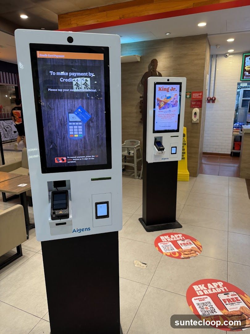 Self-service kiosks