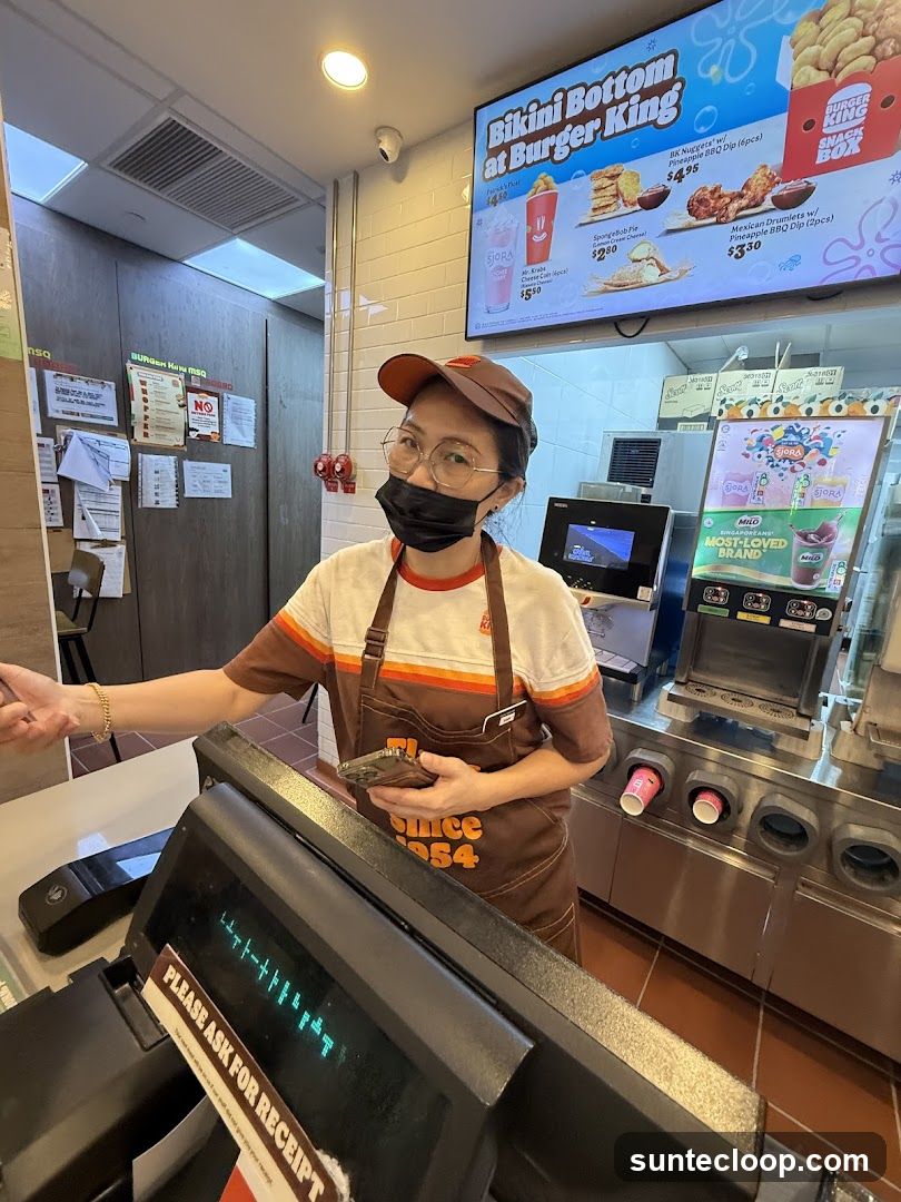 Burger King Counter