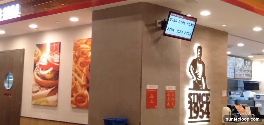 Burger Restaurant Interior