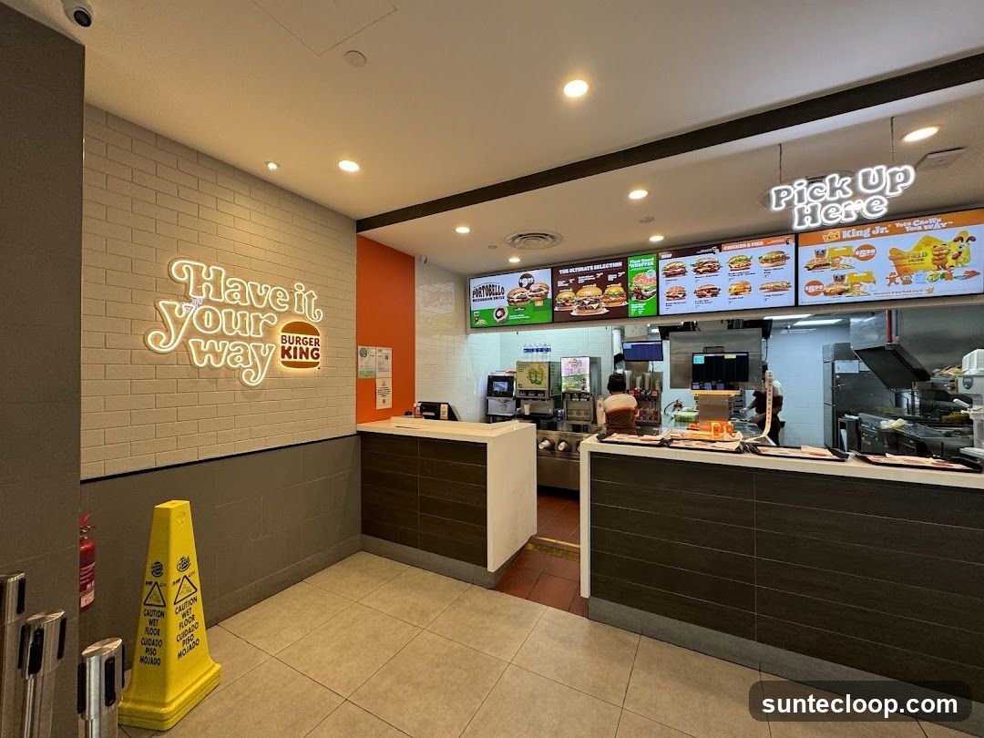 Burger King Interior