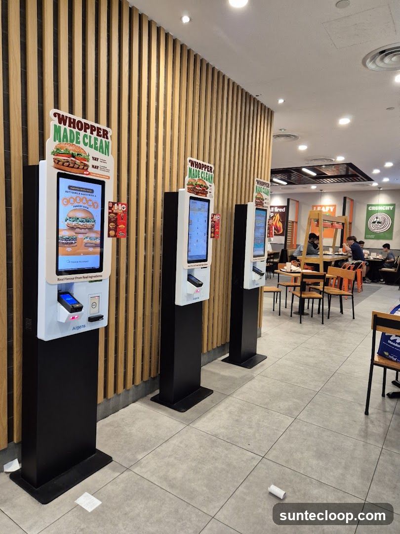Burger King Self-Order Kiosks