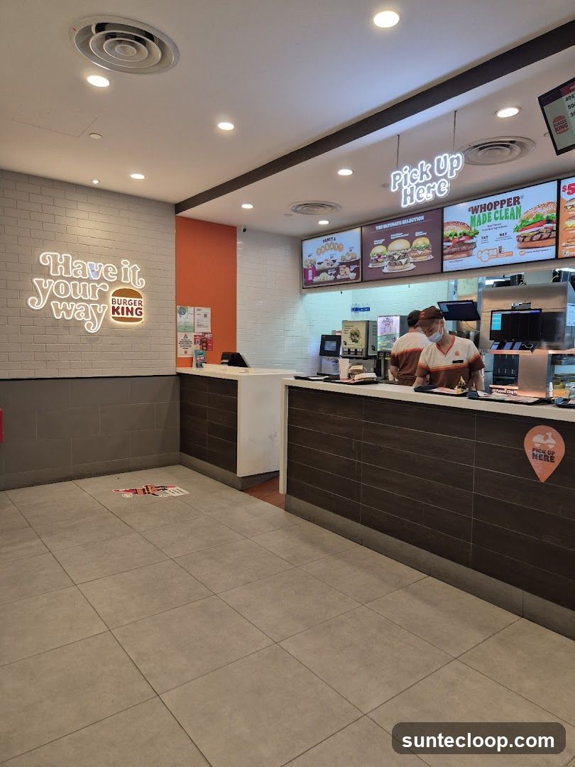 Burger King Interior