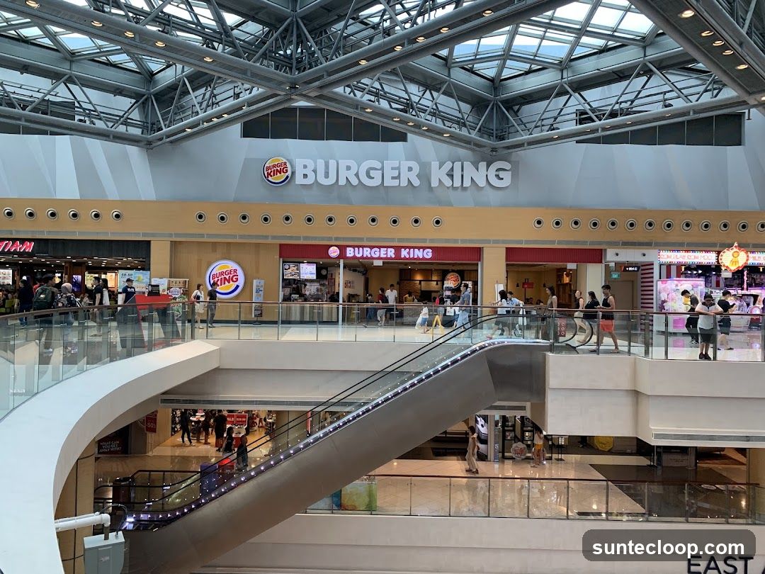 Burger King Storefront in a Mall